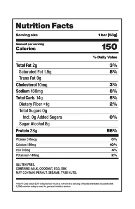 Fudge Brownie Protein Bar 2.05 oz additional information