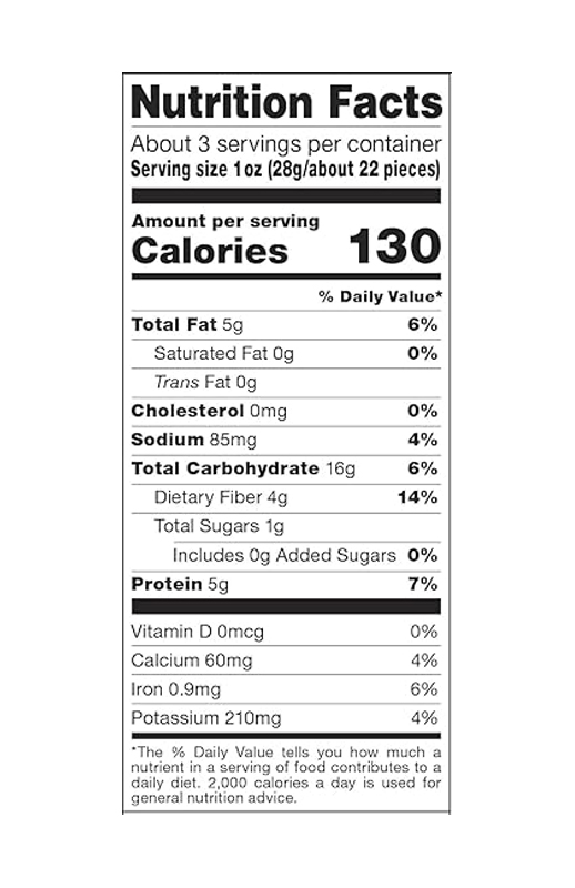 Wasabi Ranch Snack Pea Crisps 3.3 oz additional information