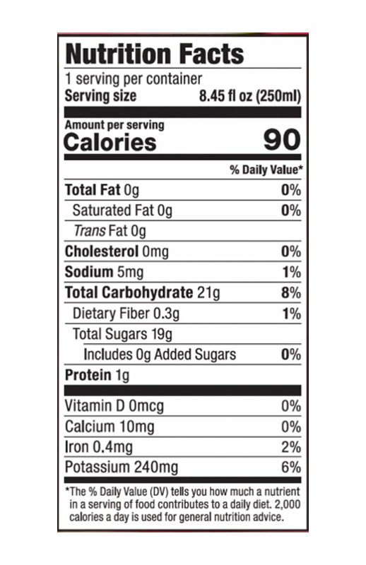 Watermelon Cold-Pressed Juice 8.45 fl oz additional information