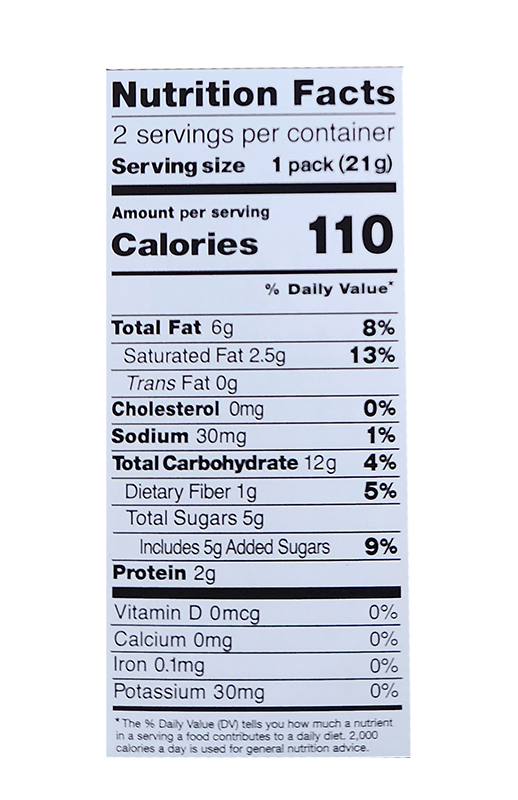 Chocolate Almond Crush 1.45 oz additional information