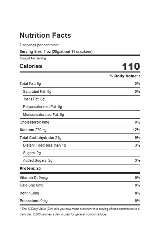 Original Pretzel Crisps 7.2 oz additional information