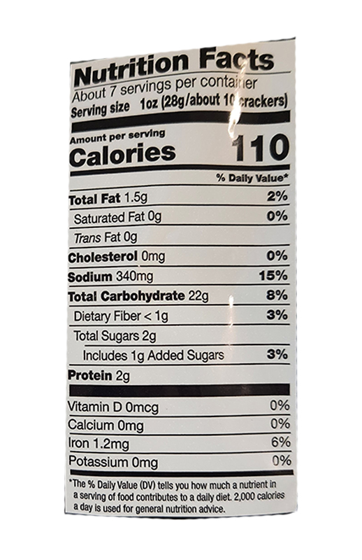 Garlic Parmesan Pretzel Crisps 7.2 oz additional information