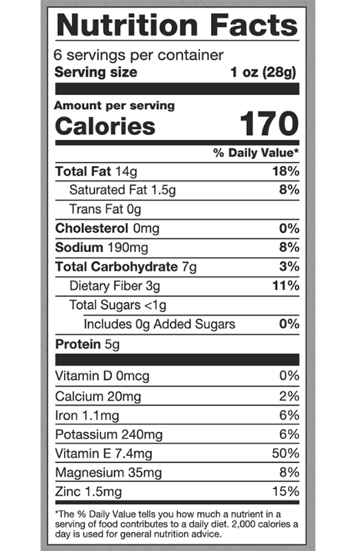 Sunflower Seeds - "Smoky N' Salty" 12 Pack (6oz Pouches) additional information