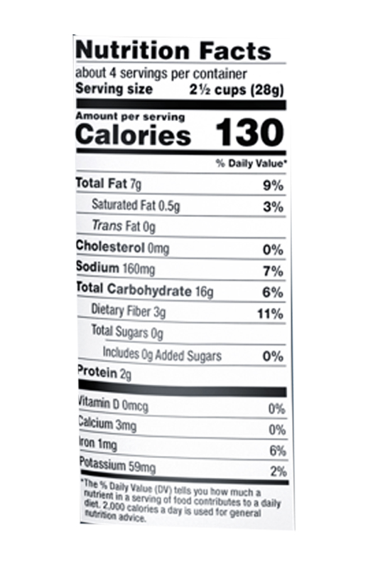 Simply Salted Popcorn 4 oz additional information
