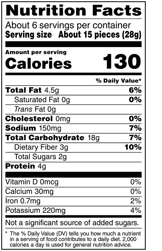 Chickpea Veggie Crisps 1.25 oz SnackMagic Build your own 100