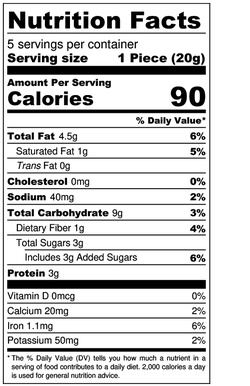 Chocolate Protein Bites 3.5oz 6 BAGS additional information