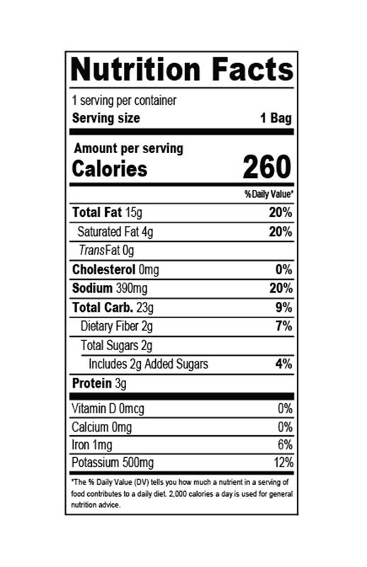 Backyard BBQ Ridge Cut Potato Chips 1.75 oz additional information