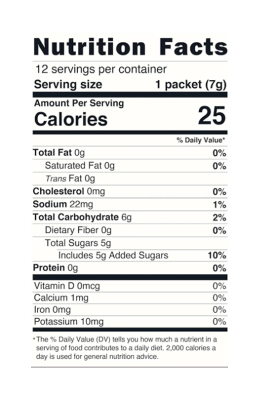 Black Cherry Old Fashioned - Single Serving Packet 0.25 oz additional information