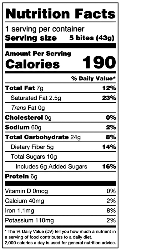 Berg Bites Peanut Butter Dark Chocolate - Box of 8 additional information