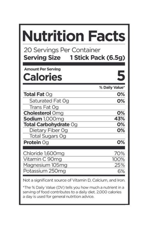 Cherry Limeade - Zero Sugar Electrolyte Hydration Mix 0.23 oz additional information