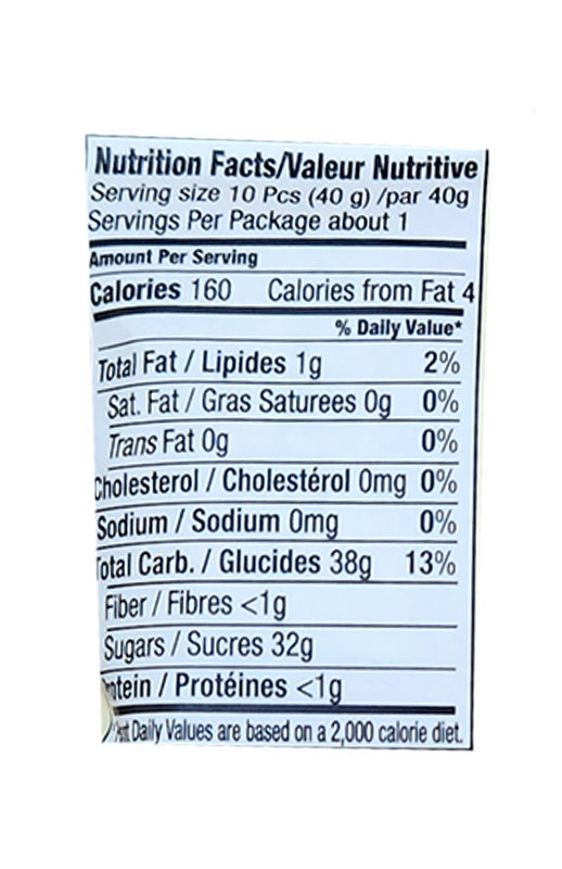 Orange Ginger Chews 1.5 oz additional information