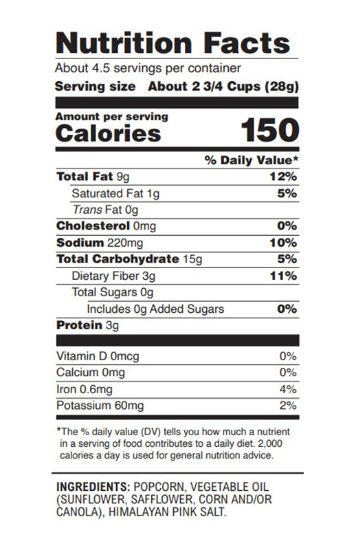 Popcorn Indiana Himalayan Pink Salt 2.1 oz additional information