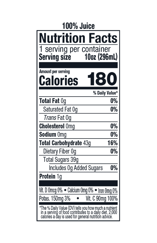 Sparkling Apple Juice 10 fl oz additional information