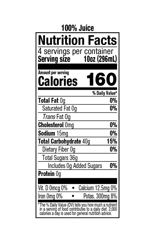 Sparkling Apple Grape Juice 10 fl oz additional information