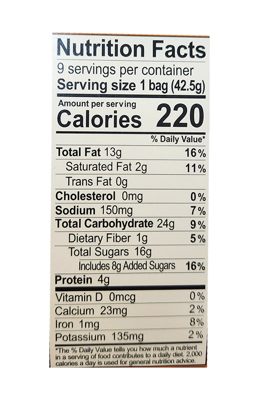 Sahale Snacks Tangerine Vanilla Cashew-Macadamia Glazed Mix 1.5 oz additional information
