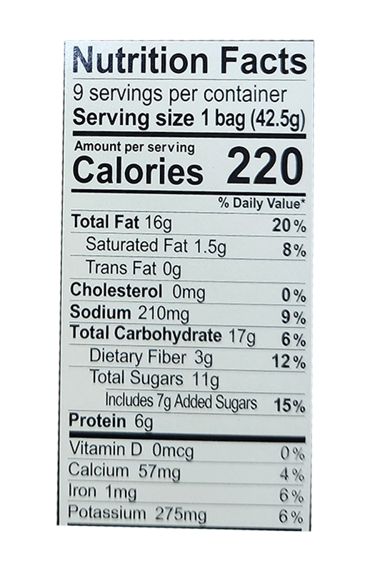 Sahale Snacks Pomegranate Pistachios Glazed Mix 1.5 oz additional information