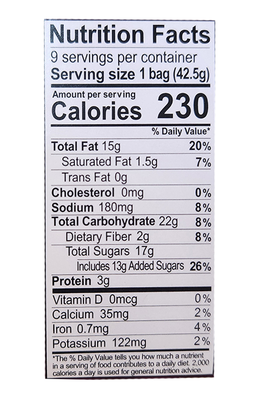 Sahale Snacks Maple Pecans Glazed Mix 1.5 oz additional information