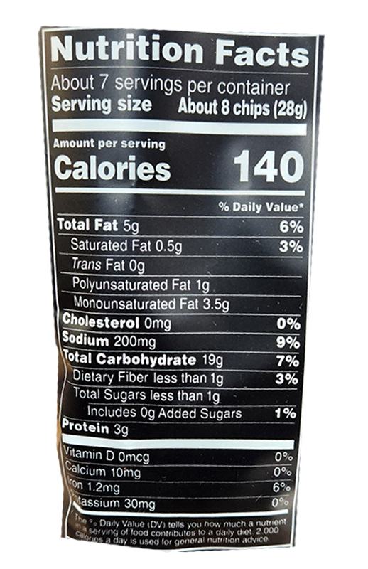 Simply Naked Baked Pita Chips 1.5 oz additional information
