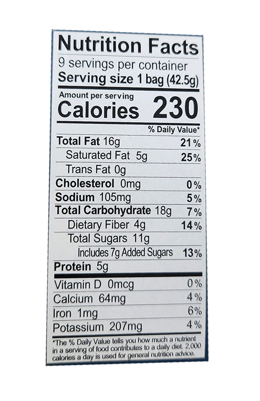 Sahale Snacks Berry Macaroon Almond Mix 1.5 oz additional information