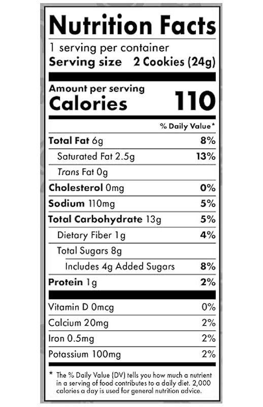 Peanut Butter Soft Baked Cookie .85 oz additional information