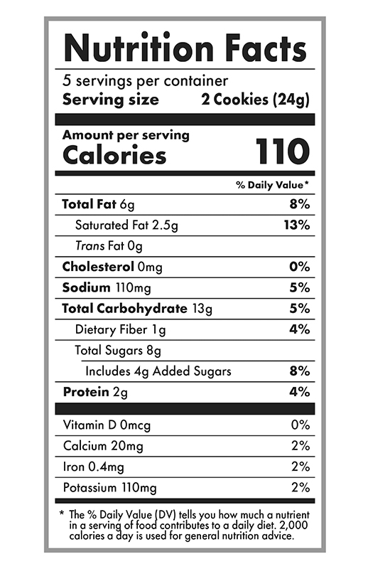 Peanut Butter Soft Baked Cookie .85 oz additional information