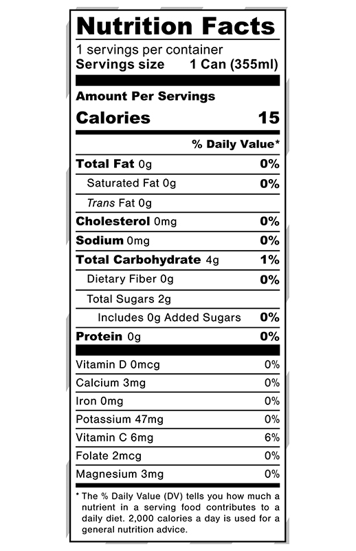 Cherry Lime Sparkling Water 12 fl oz additional information