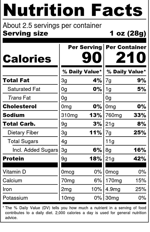 Spicy Chipotle Jerky 2.4 oz additional information