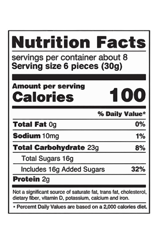 Gummy Bears Candy 4.0 oz additional information