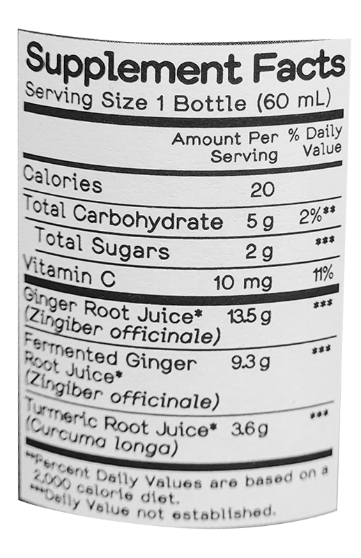 Booster Fiery Ginger 2 fl oz additional information