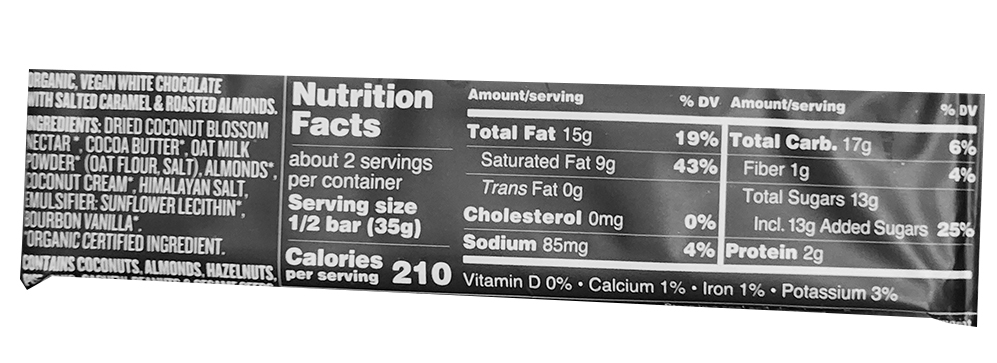Almonds & Salty Caramel 2.46 oz additional information