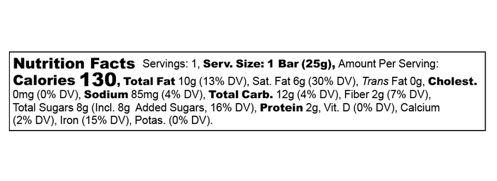 Fleur de Sel Mini Bar 0.88 oz additional information