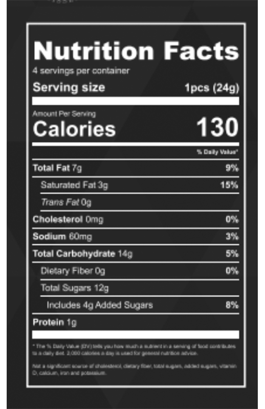 Dubai Chocolate Bar Pistachio 3.4 oz additional information
