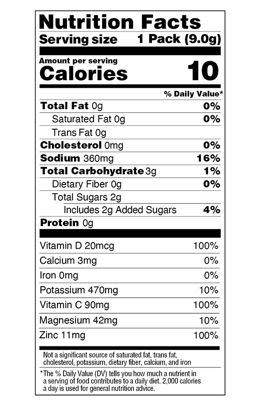 Turmeric Electrolyte Strawberry Yuzu Mix Drink 0.32 oz additional information
