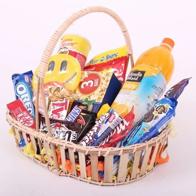 Deluxe Chocolate & Snack Basket image