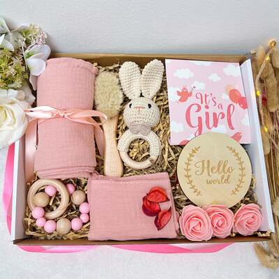 Baby Girl Welcome Box image