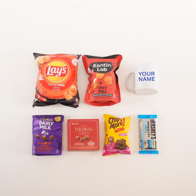 Personalized Mug with Snack Mix image