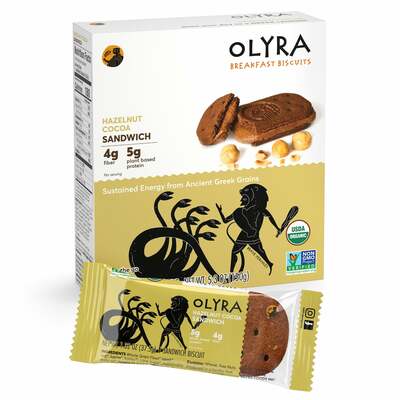 Olyra Sandwich Breakfast Biscuits Hazelnut Cocoa 1.32 (24 pack) 