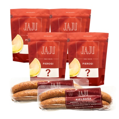 Surprise Me! Pierogi Variety plus Smoked Kielbasa Bundle image