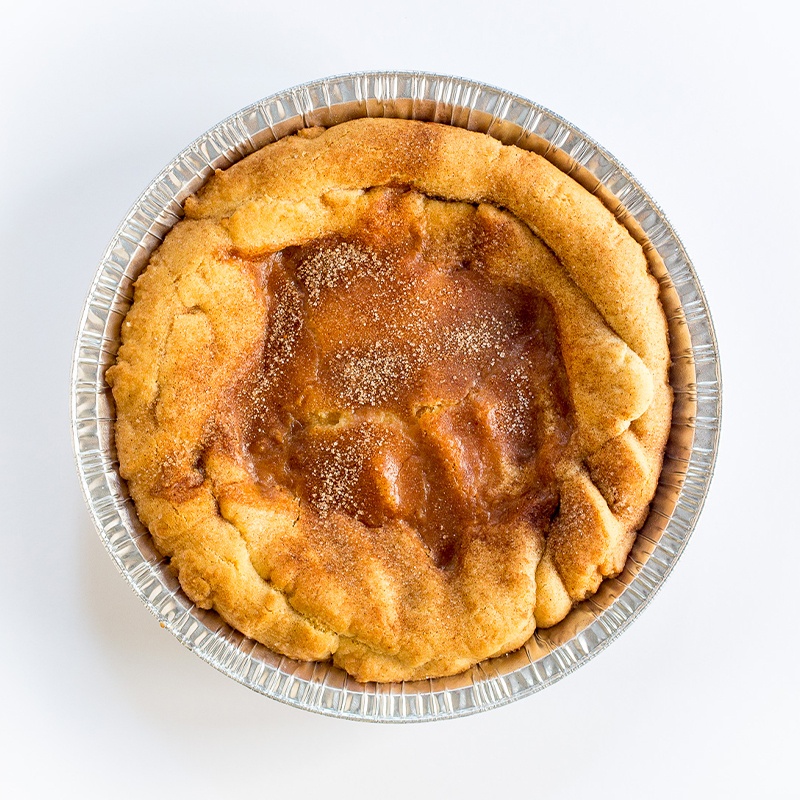Caramel Snickerdoodle Cookie Pie image