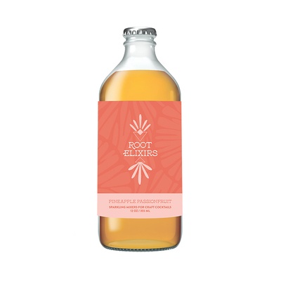 Root Elixirs Sparkling Pineapple Passionfruit Premium Cocktail Mixer- 8 Cans 7.5 oz main image 1