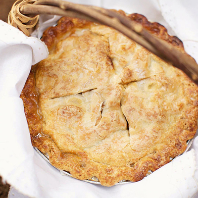 Dinner and Dessert (Chicken Pot Pie and Apple Pie) image