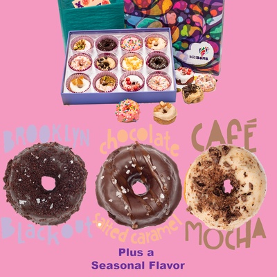 Chocolate Lovers Mini Donuts (12) image