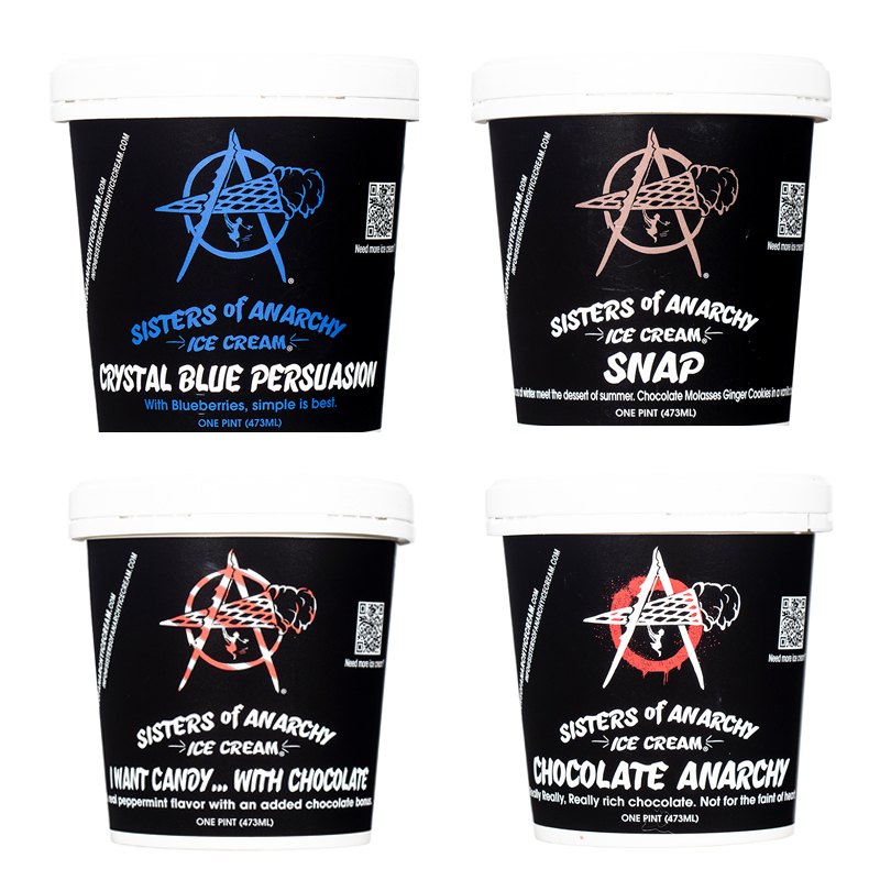 Ice Cream Pint Variety 4 Pack - Taste of Vermont image