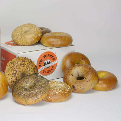 1 Dozen Classic Hand-rolled New York City Bagels image