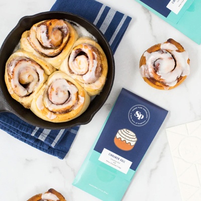 Cinnamon Roll White Chocolate Bars (4) 3.5oz each image