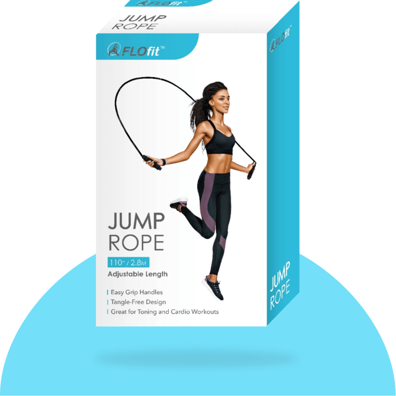 FloFit Adjustable Length Jump Rope SnackMagic Build your own 100