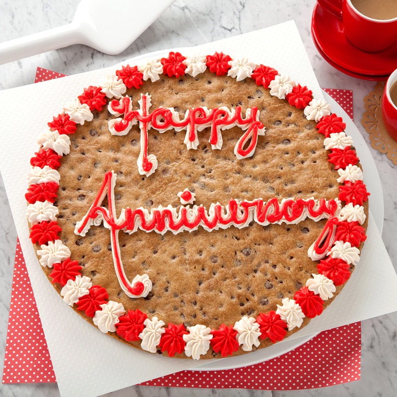Happy Anniversary Cookie Cake (16 inch) image