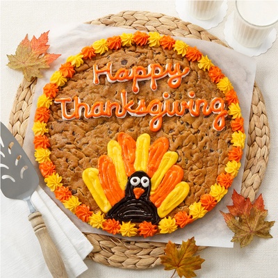 Happy Thanksgiving Cookie Cake (16 inch) 