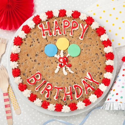 Birthday Balloons Cookie Cake (16 inch)