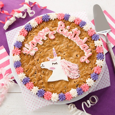 Happy Birthday Unicorn Cookie Cake (16 inch)